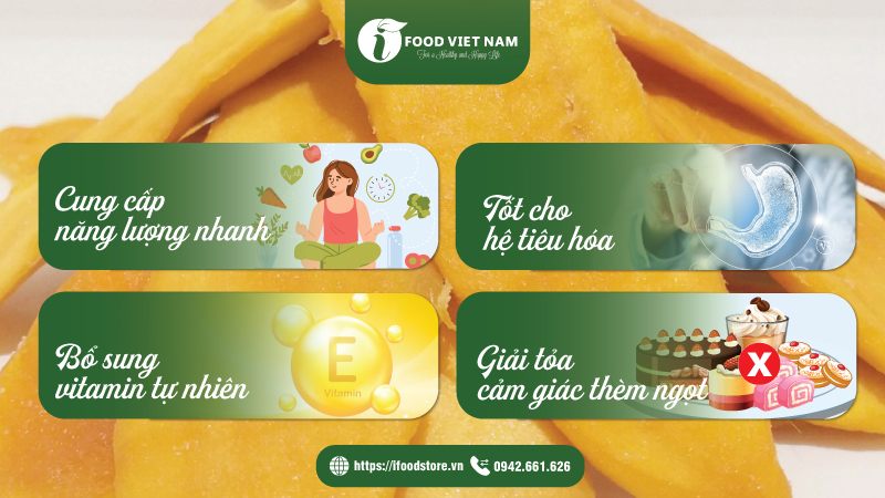 Công dụng của xoài sấy dẻo